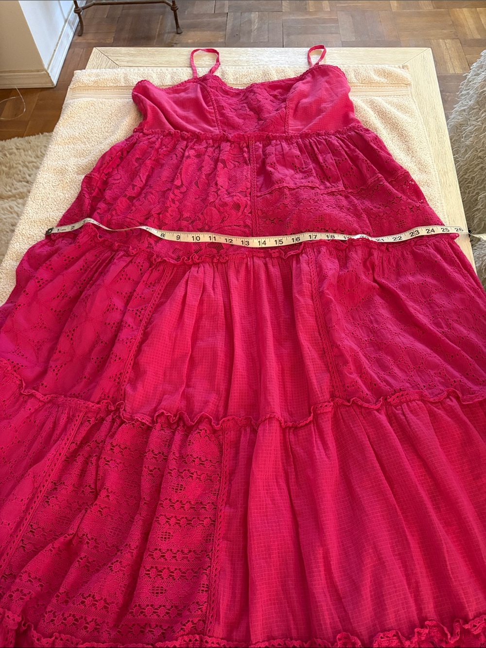 Anthropology’s Bhanuni by Joyti beautiful Laced Maxi tiered Sundress - Picture 10 of 14